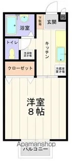 ウエストヒルズ【202号室】の間取り