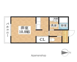 AKSハイツ【1階】の間取り