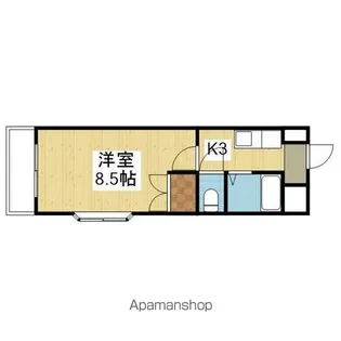 愛媛県松山市南久米町【マンション】の間取り