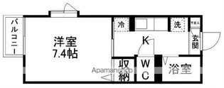 ベルヴィル桜ケ丘【105号室】の間取り