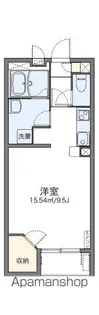 レオネクストリバーサイド柏原【2階】の間取り