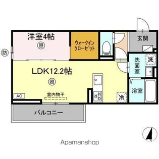 Dグラシア千代町【1階】の間取り