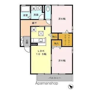 エトワール湘南 ウエスト【1階】の間取り