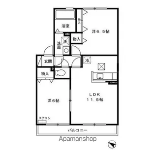 リビングタウンみずき ABC【1階】の間取り
