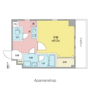 カーサ千種A【4階】の間取り