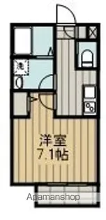 ジーメゾン昭島【2階】の間取り