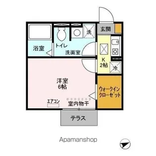 セピアコート【1階】の間取り