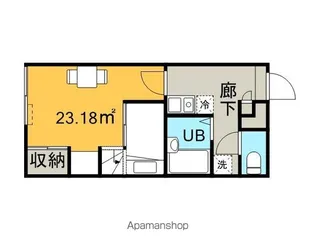 レオパレスWEST WING【213号室】の間取り