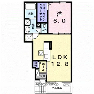 クンブレーカーサ【1階】の間取り