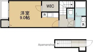 アーバンコート上谷刈【206号室】の間取り