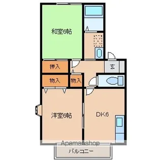 LAVINAⅠ【1階】の間取り