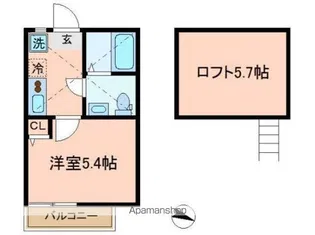 ココハイム鶴見【3階】の間取り