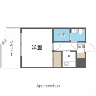 エステートマンション赤坂けやき通り【2階】の間取り