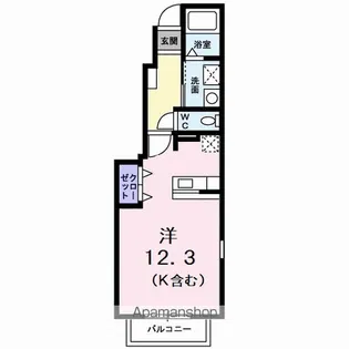 プレ・ガール・シェトワ Ⅰ【1階】の間取り