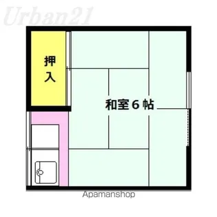 オオハラハウス【B号室】の間取り