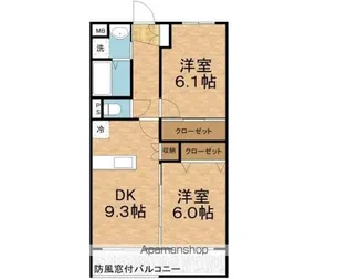 EMINENCE【302号室】の間取り