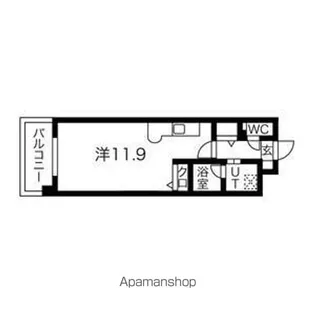 ビュークレスト南大橋【5階】の間取り