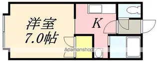 シングルコート上野Ⅱ【107号室】の間取り