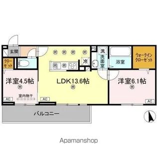 メテオラ【3階】の間取り