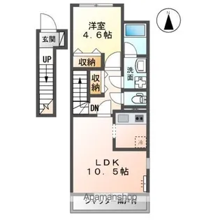 ヴェルジェⅤ【2階】の間取り