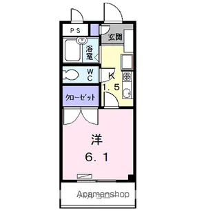 アメニティ名駅【3階】の間取り
