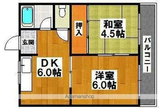 グリーンハイツ【303号室】の間取り