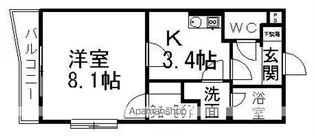 シンシア【1階】の間取り
