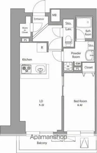 HF曳舟レジデンス【5階】の間取り