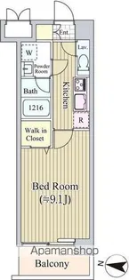 ALIVIO西麻布【2階】の間取り