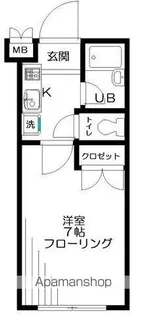 シャルレ早稲田【2階】の間取り