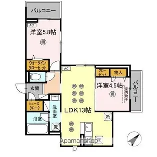 D-Residence光丘町A棟 A棟【1階】の間取り