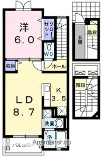 ティア マリア【3階】の間取り