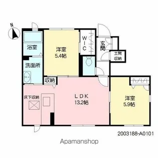SHM FELISEED KH【101号室】の間取り