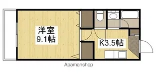 サザン27前川ビル【3階】の間取り