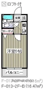 ローズアパートA棟【2階】の間取り