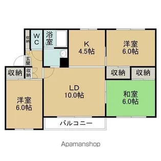 ホースウィン4【2階】の間取り