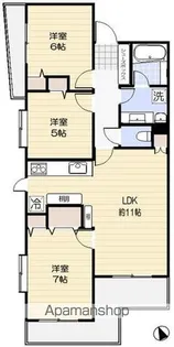 二の坂シティハウス【1階】の間取り