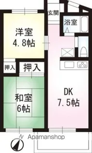 カサ・デ・センテレオ【3階】の間取り