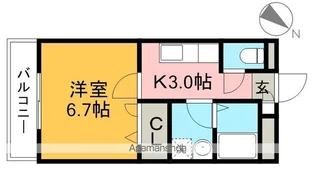 SANCTUARY【3階】の間取り