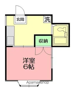 ヤマダハイツ【2階】の間取り