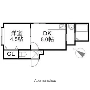 グランデルシャン【1階】の間取り