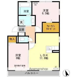 アコール上野【2階】の間取り
