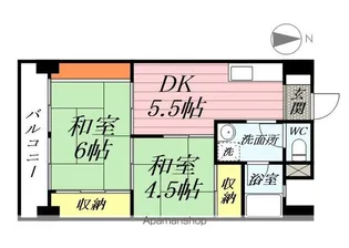 ハイタウンみずほⅡ【9階】の間取り