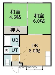 ロピアナカムラ【5号室】の間取り