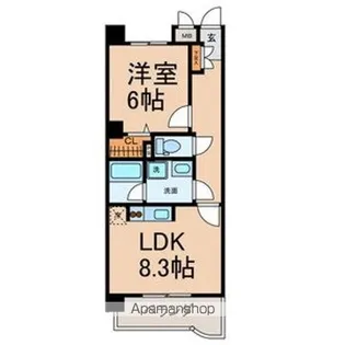 エクセレンス彩【306号室号室】の間取り
