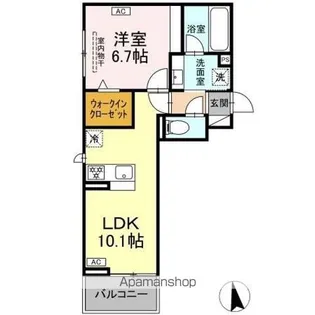 VERITE【2階】の間取り