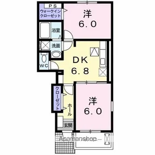 フリーデ【1階】の間取り