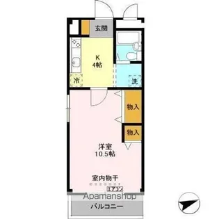グランドメゾン緑町【305号室】の間取り