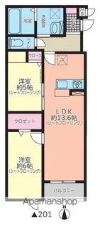 MOCXION MEIJO【2階】の間取り