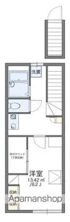 レオパレスLIGHTHILLⅢ【2階】の間取り